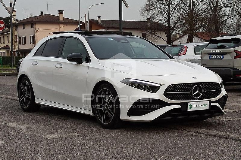 Usata Mercedes A180 AMG Line Premium Plus 136 CV (100 kW) 2023 Bianco Berlina