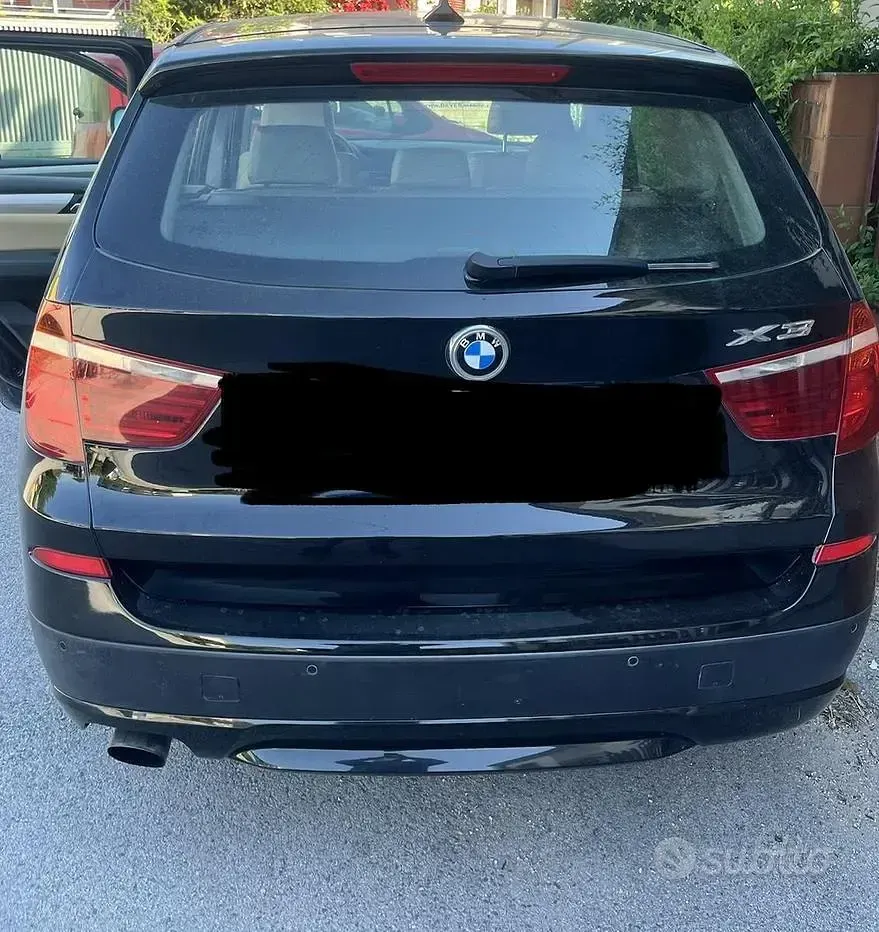 Usata BMW X3 184 CV (135 kW) 2011 Nero SUV
