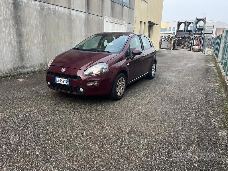 Usata Fiat Punto Lounge 69 CV (50 kW) 2014 Rosso Utilitaria