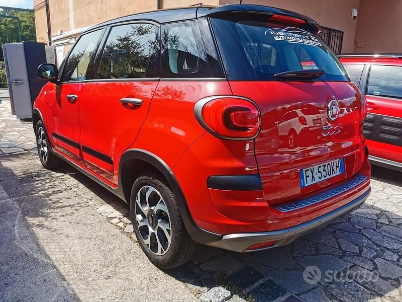 Usata Fiat 500L Cross 95 CV (69 kW) 2019 Rosso Monovolume