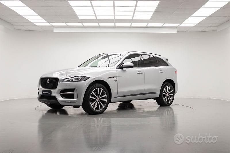 Usata Jaguar F-Pace R-Sport 300 CV (220 kW) 2018 Argento SUV