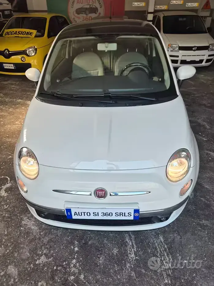 Usata Fiat 500 69 CV (50 kW) 2013 Bianco Berlina