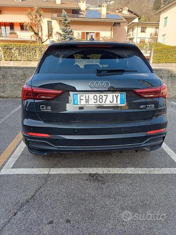 Usata Audi Q3 170 CV (125 kW) 2019 Nero SUV
