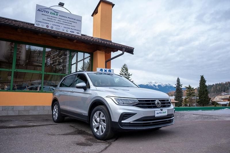 Usata VW Tiguan 150 CV (110 kW) 2021 Argento SUV
