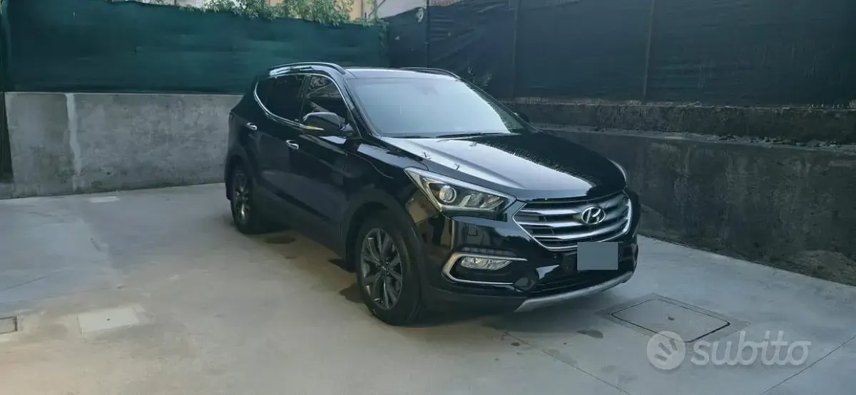 Usata Hyundai Santa Fe 200 CV (147 kW) 2018 Nero SUV