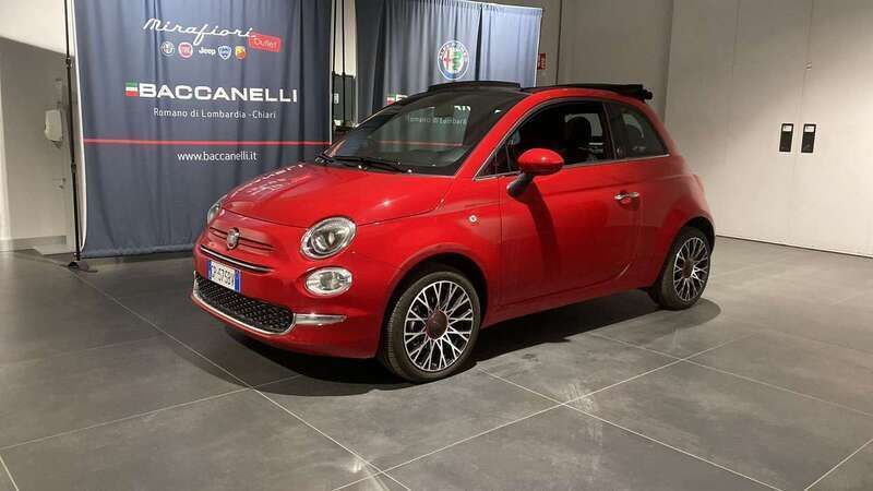 Rosso Usata 2023 Fiat 500C Red Cabrio | 15.750 € (Buon prezzo) - Immagine 1/4