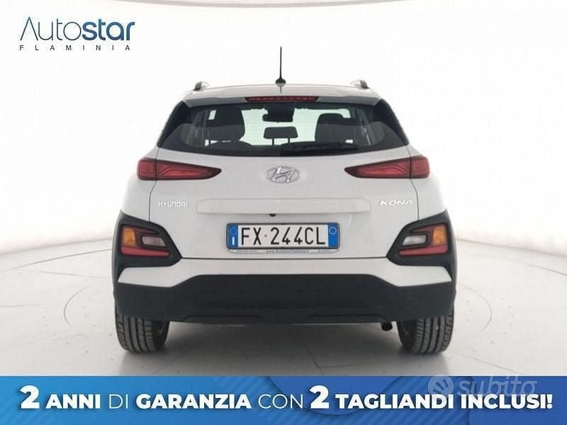 Usata Hyundai Kona Classic 116 CV (85 kW) 2019 Bianco SUV