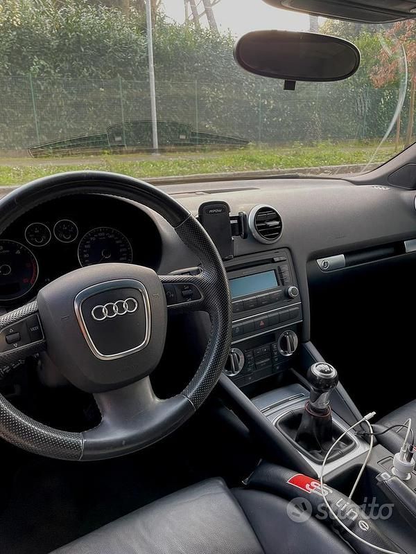 Usata Audi A3 Cabriolet Attraction 105 CV (77 kW) 2013 Bianco Cabrio