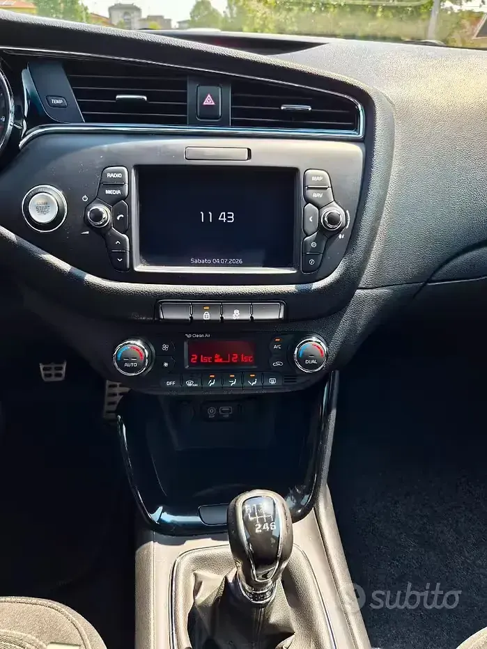 Usata Kia Ceed Sportswagon GT-Line 110 CV (80 kW) 2016 Nero Station wagon