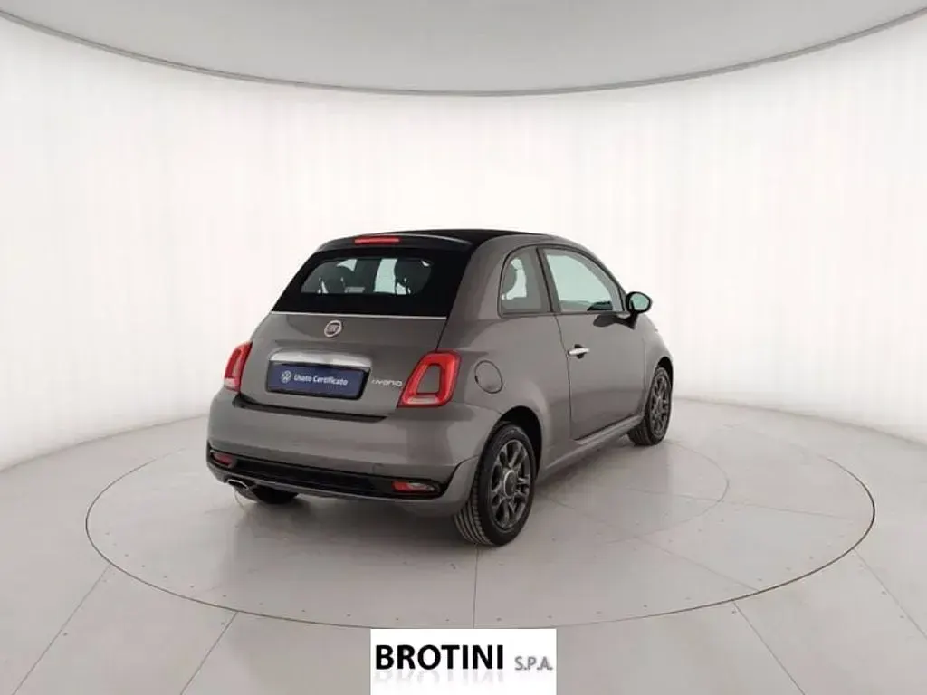 Usata Fiat 500C Sport 69 CV (50 kW) 2021 Grigio Cabrio