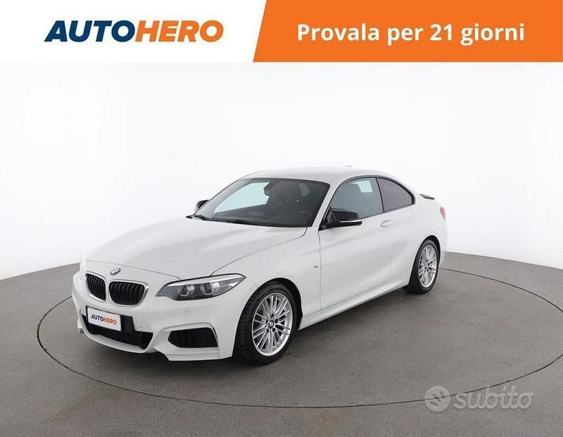 Usata BMW 218 M Sport 136 CV (100 kW) 2018 Bianco Coupé