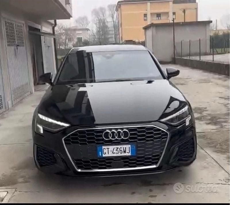 Usata Audi A3 S-Line 150 CV (110 kW) 2023 Nero Berlina