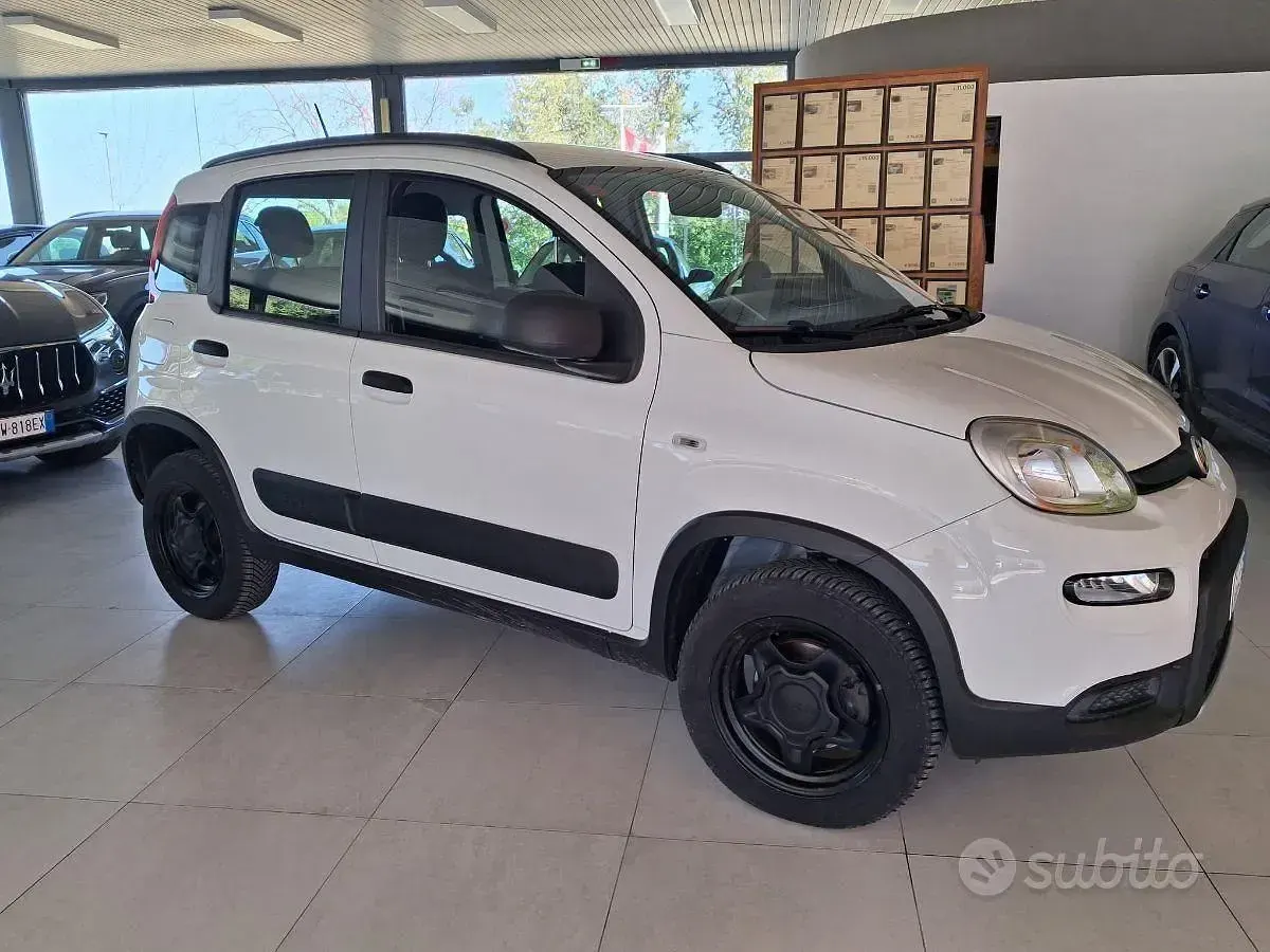 Usata Fiat Panda 4x4 S 84 CV (61 kW) 2020 Bianco Utilitaria