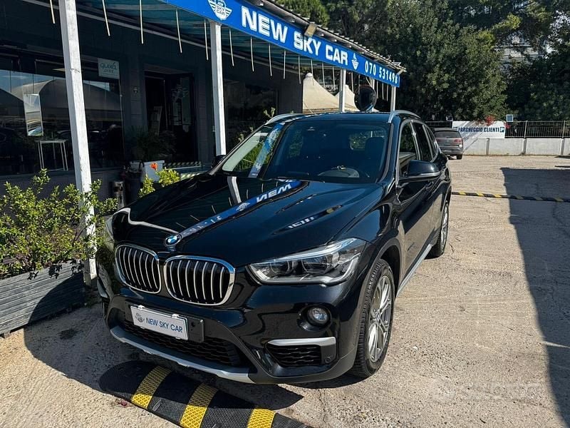 Usata BMW X1 150 CV (110 kW) 2017 Nero SUV