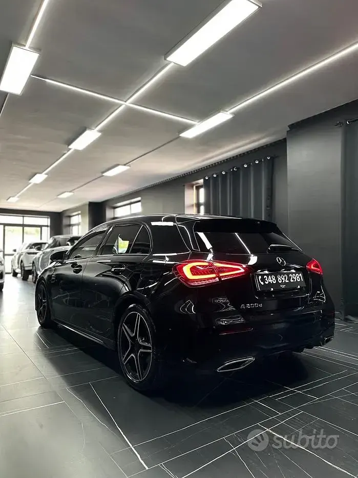 Usata Mercedes A200 Premium 150 CV (110 kW) 2019 Nero Berlina