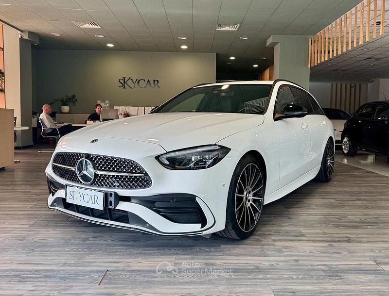 Usata Mercedes C220 AMG Line Premium 200 CV (147 kW) 2024 Bianco Station wagon