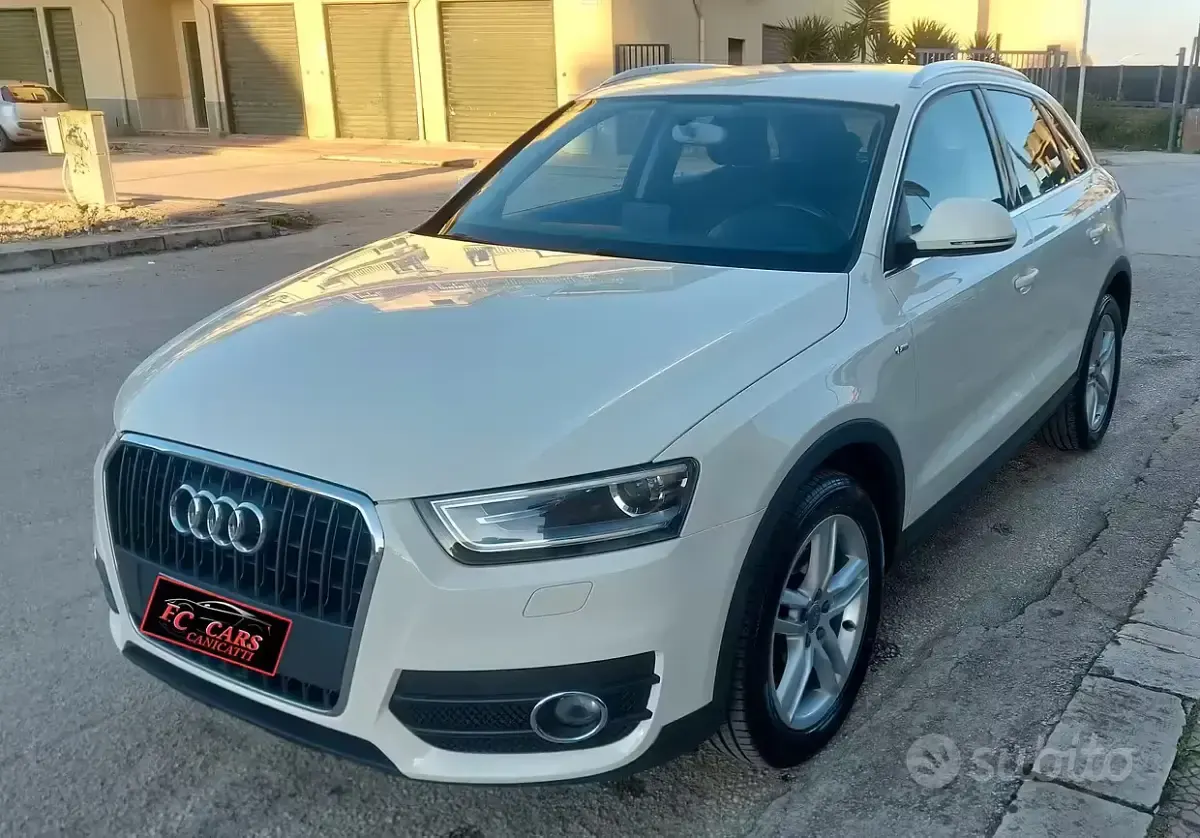 Usata Audi Q3 Advanced Plus 140 CV (102 kW) 2014 Bianco SUV