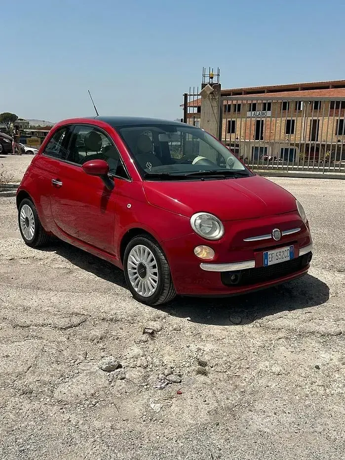 Usata Fiat 500 Lounge 75 CV (55 kW) 2010 Rosso Berlina