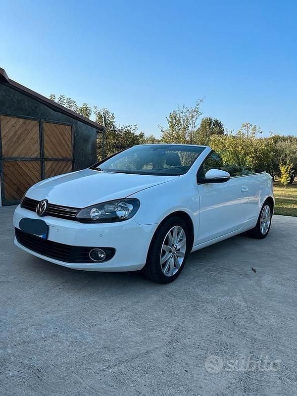 Usata VW Golf 2011 Bianco Cabrio
