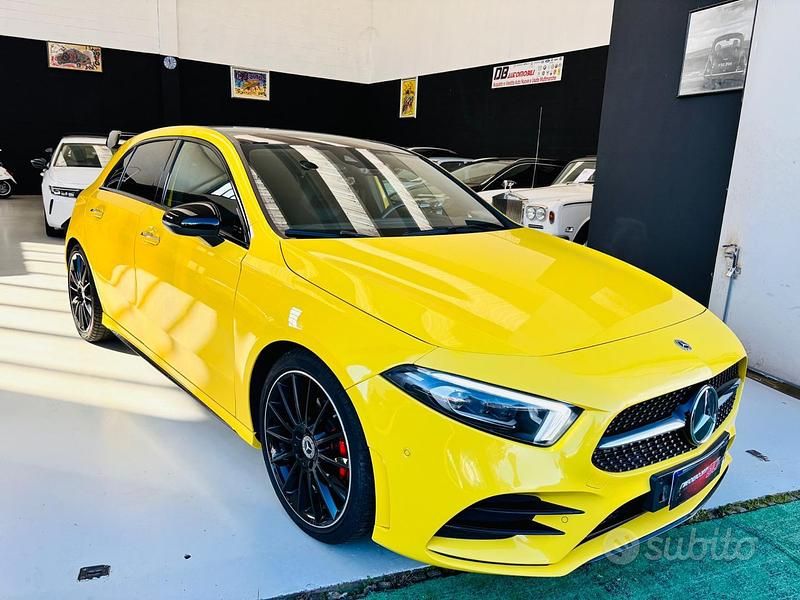 Usata Mercedes A200 Executive 163 CV (119 kW) 2021 Giallo Berlina
