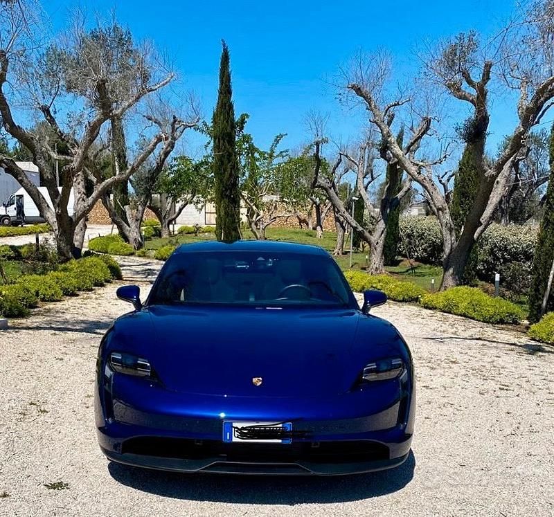 Usata Porsche Taycan 4S 400 kW (544 CV) 2020 Blu Berlina