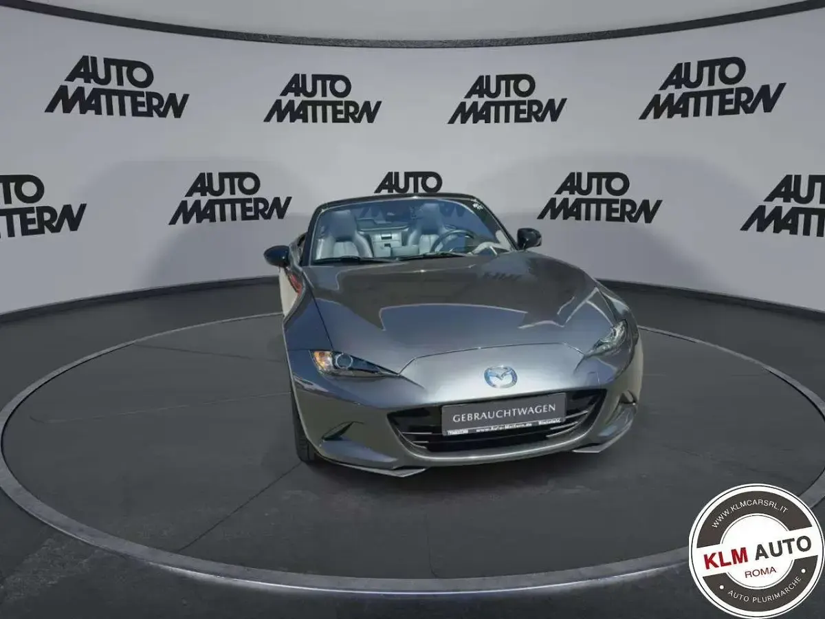 Usata Mazda MX5 Exclusive 160 CV (117 kW) 2016 Grigio scuro Cabrio