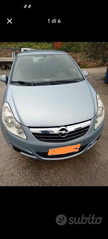 Usata Opel Corsa 58 CV (42 kW) 2008 Blu Coupé