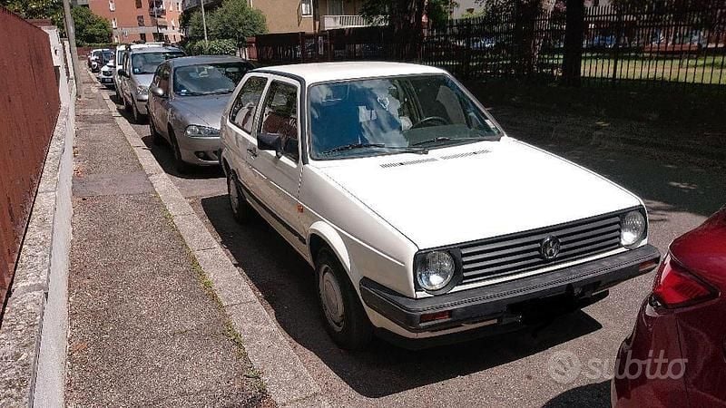 Usata VW Golf II 54 CV (39 kW) 1986 Bianco Utilitaria