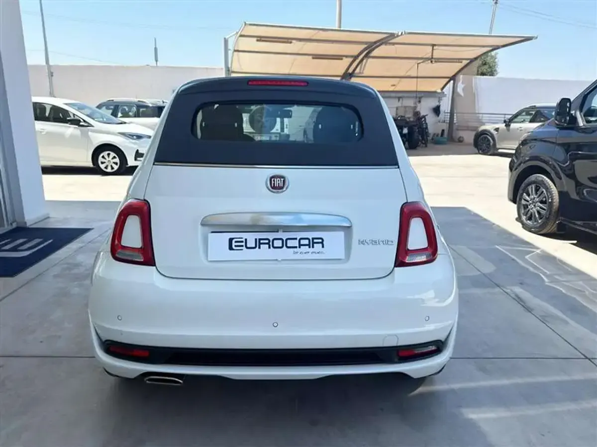 Usata Fiat 500C Connect 69 CV (50 kW) 2022 Bianco Cabrio