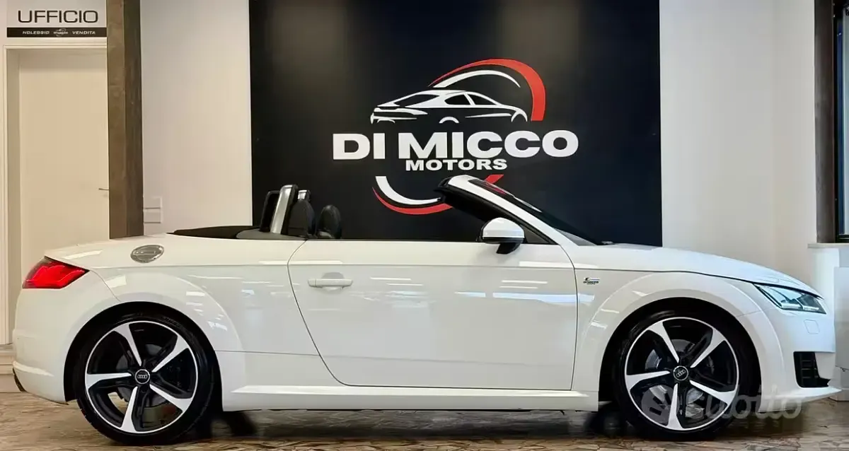 Usata Audi TT Roadster S-Line 230 CV (169 kW) 2015 Bianco Cabrio