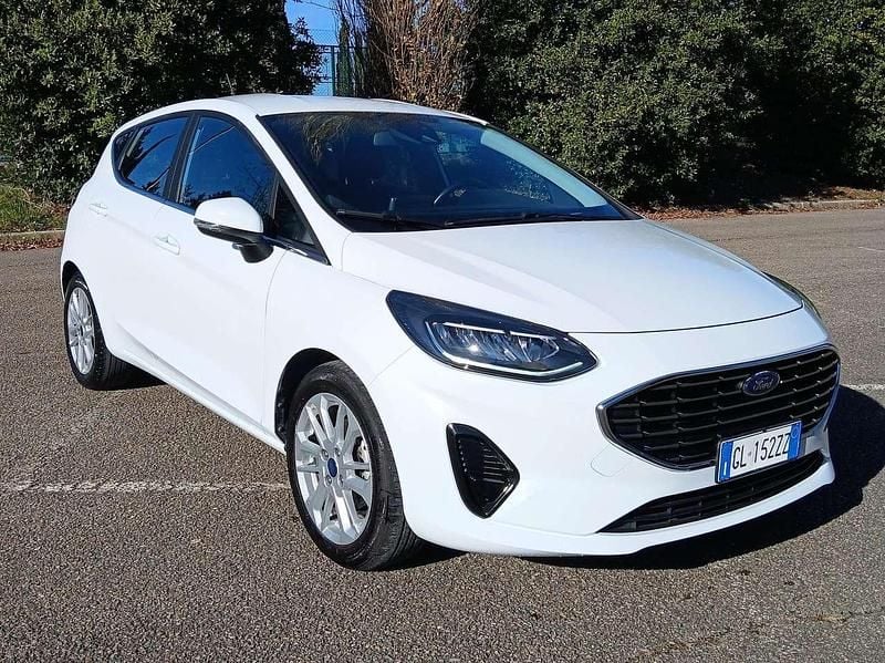 Bianco Usata 2022 Ford Fiesta Titanium Berlina | 12.200 € (Ottimo prezzo) - Immagine 1/4