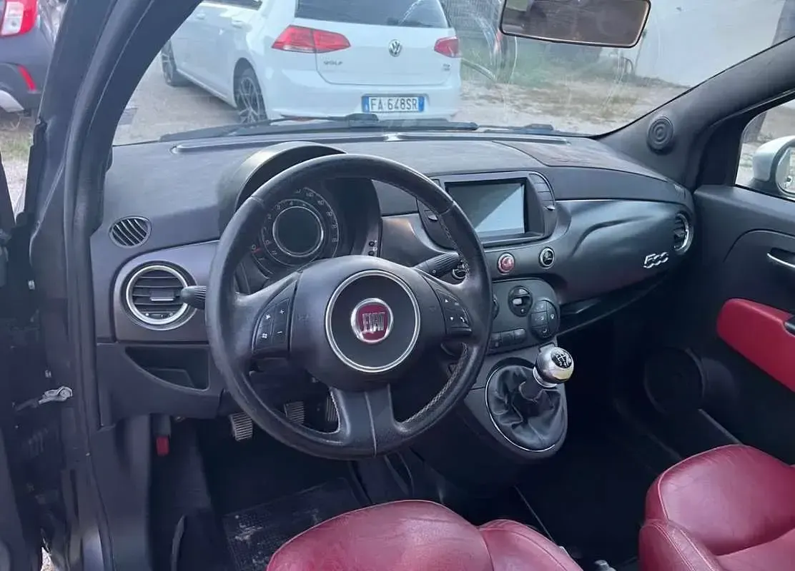 Usata Fiat 500 86 CV (63 kW) 2011 Nero Utilitaria