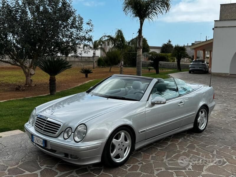 Grigio Usata 1999 Mercedes CLK430 Elegance Cabrio | 20.000 € (Molto cara) - Immagine 1/4