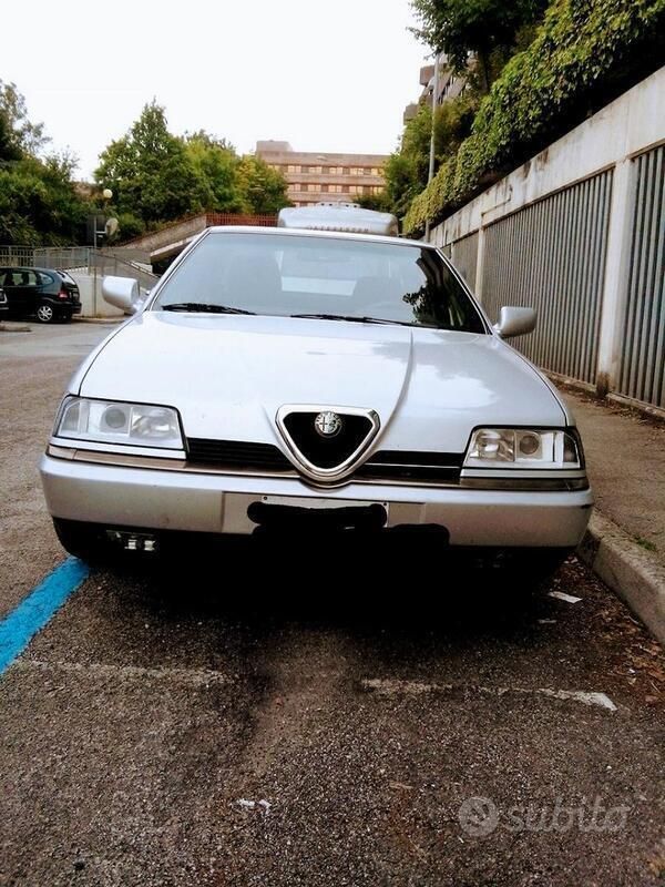 Usata Alfa Romeo 164 Super 144 CV (105 kW) 1997 Grigio Berlina