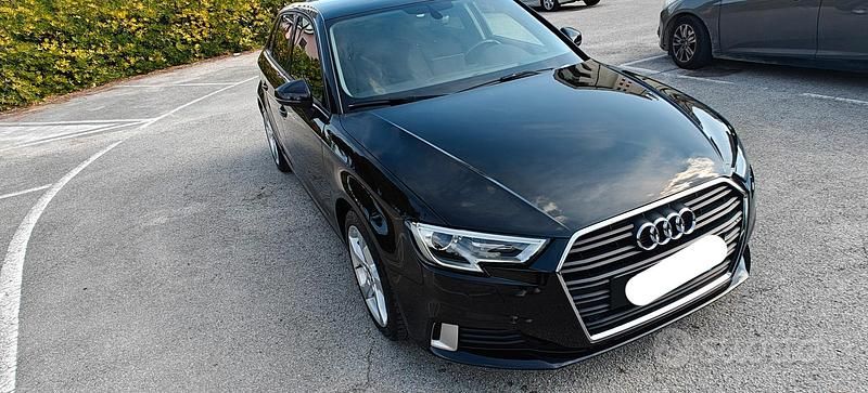 Usata Audi A3 Sport 116 CV (85 kW) 2018 Nero Berlina