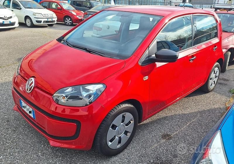 Usata VW up! 60 CV (44 kW) 2015 Rosso Utilitaria