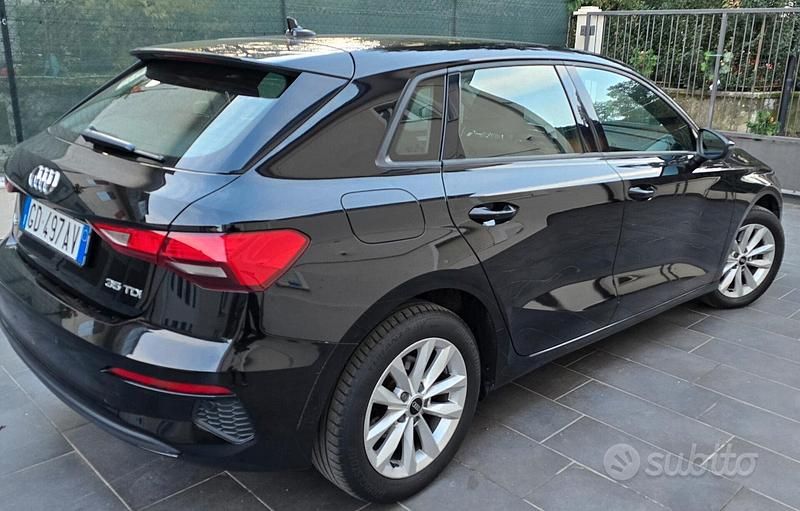 Usata Audi A3 Advanced 149 CV (109 kW) 2020 Nero Berlina