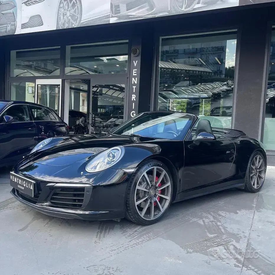 Usata Porsche 991 420 CV (308 kW) 2017 Nero Cabrio