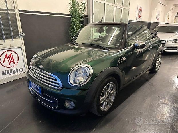 Usata Mini Cooper D Cabriolet 111 CV (81 kW) 2014 Verde Cabrio