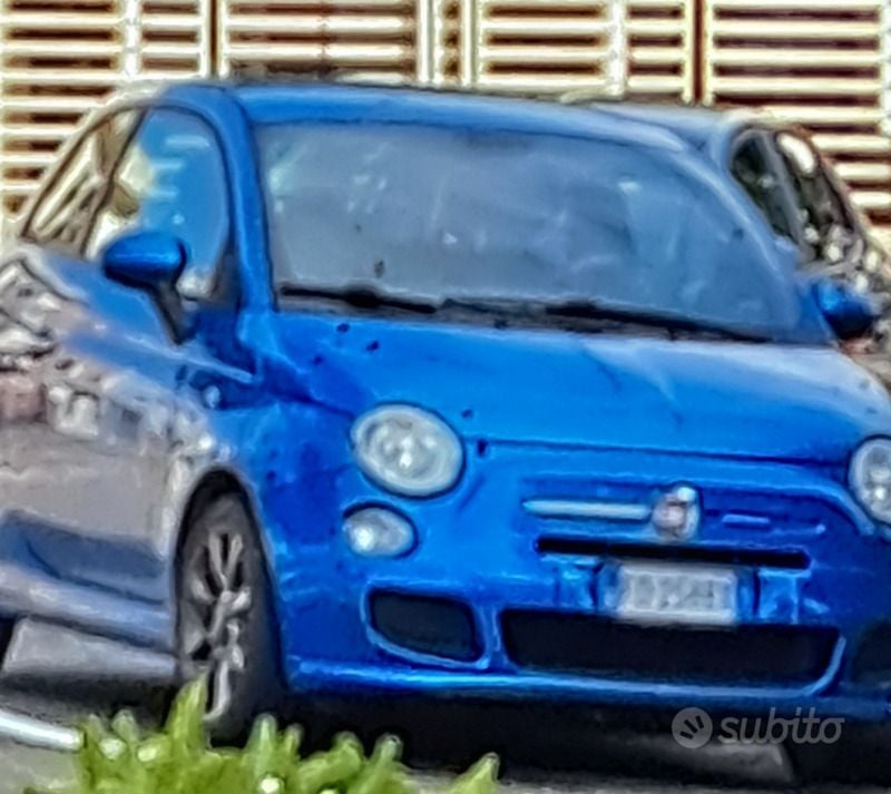 Blu Usata 2016 Fiat 500 Sport Due volumi | 8000 € - Immagine 1/2
