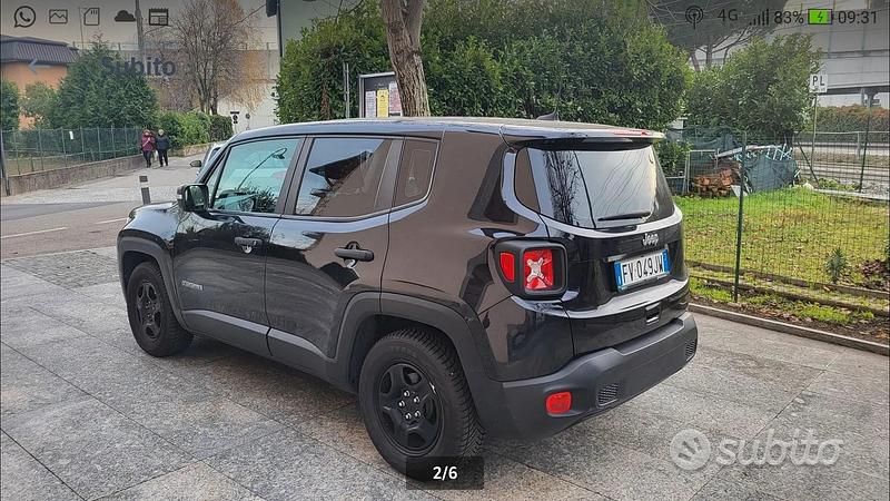 Usata Jeep Renegade 120 CV (88 kW) 2019 Nero SUV