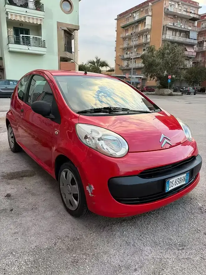 Usata Citroën C1 68 CV (50 kW) 2008 Rosso Utilitaria