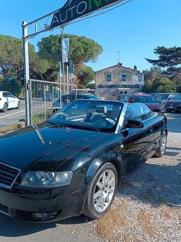 Usata Audi A4 Cabriolet 163 CV (119 kW) 2005 Nero Cabrio