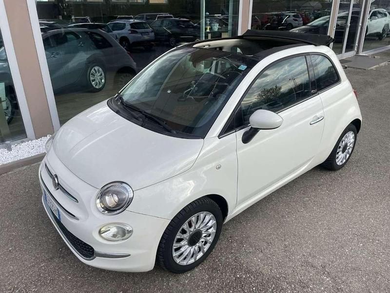 Usata Fiat 500 Lounge 69 CV (50 kW) 2016 Bianco Cabrio