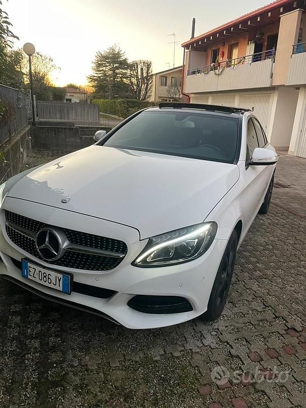 Usata Mercedes C200 2015 Bianco Berlina