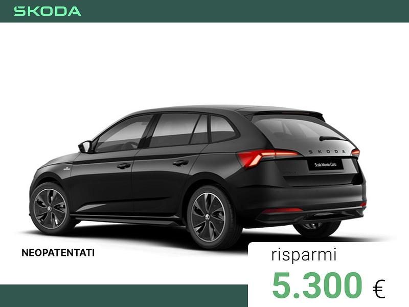 Nuova Skoda Scala Monte Carlo 116 CV (85 kW) 2026 Nero tulipano perlato Utilitaria