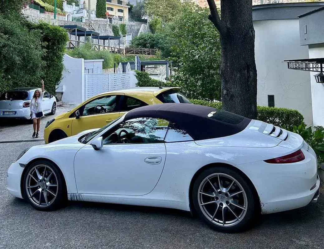 Usata Porsche 911 349 CV (256 kW) 2013 Bianco Cabrio