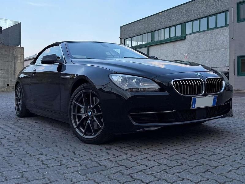 Usata BMW 640 Cabriolet 313 CV (230 kW) 2012 Nero Cabrio