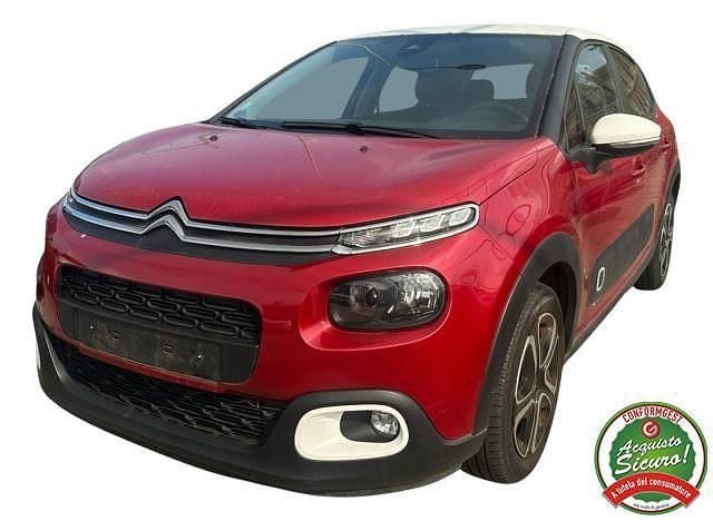 Usata Citroën C3 PureTech 82 CV (60 kW) 2019 Rosso Berlina