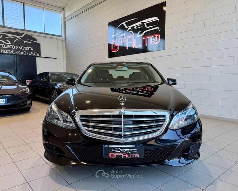 Usata Mercedes E200 Executive 136 CV (100 kW) 2013 Nero Berlina